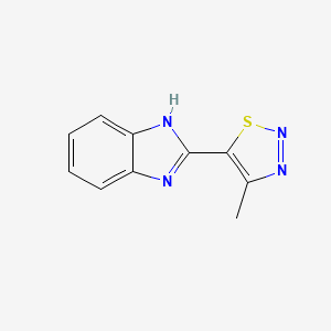 5-(benzimidazol-2-ylidene)-4-methyl-2H-thiadiazole