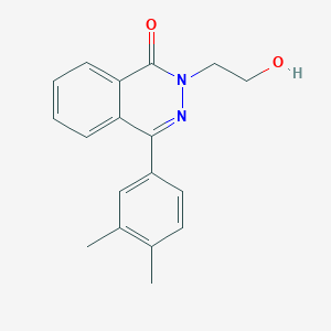 molecular formula C18H18N2O2 B1656088 4-(3,4-Dimethylphenyl)-2-(2-hydroxyethyl)phthalazin-1-one CAS No. 502936-39-2