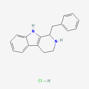 1-benzyl-2,3,4,9-tetrahydro-1H-pyrido[3,4-b]indole;hydrochloride