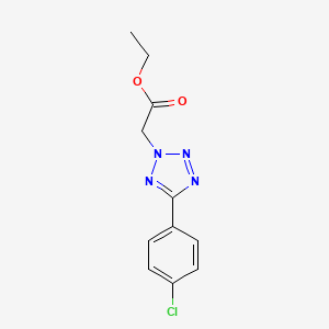 2H-Tetrazole-2-acetic acid, 5-(4-chlorophenyl)-, ethyl ester