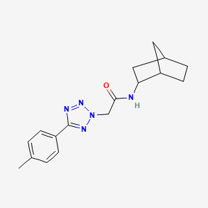 molecular formula C17H21N5O B1656237 N-Bicyclo[2.2.1]hept-2-yl-2-(5-p-tolyl-tetrazol-2-yl)-acetamide CAS No. 5173-98-8