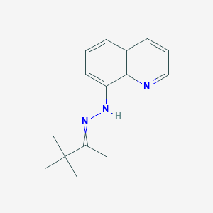 N-(3,3-dimethylbutan-2-ylideneamino)quinolin-8-amine