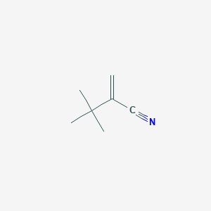 molecular formula C7H11N B1656248 3,3-Dimethyl-2-methylidenebutanenitrile CAS No. 51789-52-7