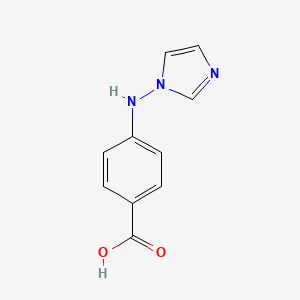 molecular formula C10H9N3O2 B1656257 4-(1H-Imidazol-1-ylamino)benzoic acid CAS No. 518336-12-4