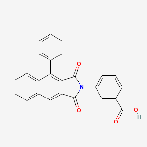 3-(1,3-Dioxo-4-phenylbenzo[f]isoindol-2-yl)benzoic acid