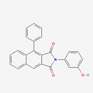 2-(3-Hydroxyphenyl)-4-phenylbenzo[f]isoindole-1,3-dione