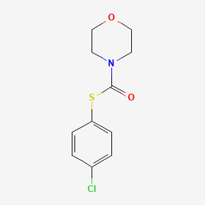 S-(4-chlorophenyl) morpholine-4-carbothioate
