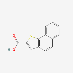 molecular formula C13H8O2S B1656278 Benzo[g][1]benzothiole-2-carboxylic acid CAS No. 51925-18-9