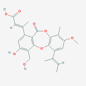 molecular formula C24H24O8 B165629 Auranticin A CAS No. 133943-50-7