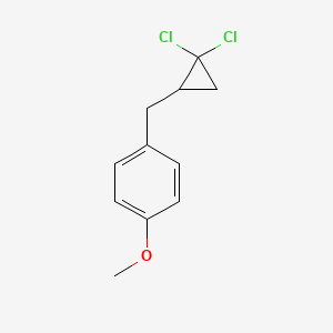 1-[(2,2-Dichlorocyclopropyl)methyl]-4-methoxybenzene