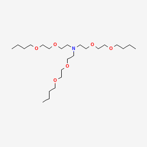 molecular formula C24H51NO6 B1656320 Ethanamine, 2-(2-butoxyethoxy)-N,N-bis[2-(2-butoxyethoxy)ethyl]- CAS No. 52184-03-9