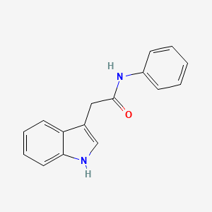 Acetanilide, 2-indol-3-YL-