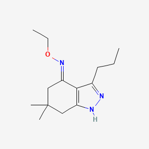 N-ethoxy-6,6-dimethyl-3-propyl-5,7-dihydroindazol-4-amine