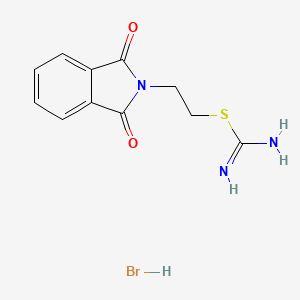 Pseudourea, 2-(1,3-dioxo-2-isoindolinyl)ethylthio-, hydrobromide