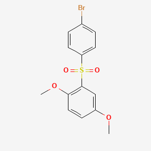 2-(4-Bromobenzene-1-sulfonyl)-1,4-dimethoxybenzene