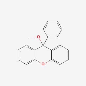 molecular formula C20H16O2 B1656351 9-Methoxy-9-phenyl-9H-xanthene CAS No. 5231-33-4