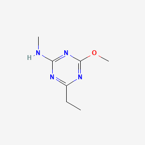 4-Ethyl-6-methoxy-N-methyl-1,3,5-triazin-2-amine