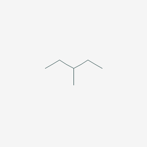 molecular formula C6H14<br>CH3CH2CH(CH3)CH2CH3<br>C6H14 B165638 3-Methylpentane CAS No. 96-14-0