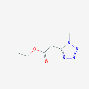 molecular formula C6H10N4O2 B1656384 Ethyl(1-methyl-1h-tetrazol-5-yl)acetate CAS No. 5250-25-9