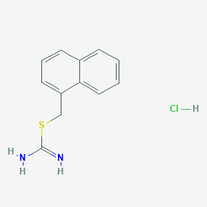 molecular formula C12H13ClN2S B1656389 1-Naphthylmethyl imidothiocarbamate hydrochloride CAS No. 5254-85-3