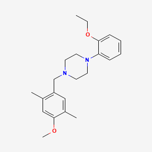 1-(2-Ethoxyphenyl)-4-[(4-methoxy-2,5-dimethylphenyl)methyl]piperazine