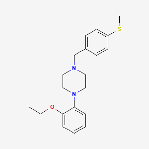 1-(2-Ethoxyphenyl)-4-[(4-methylsulfanylphenyl)methyl]piperazine