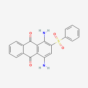9,10-Anthracenedione, 1,4-diamino-2-(phenylsulfonyl)-