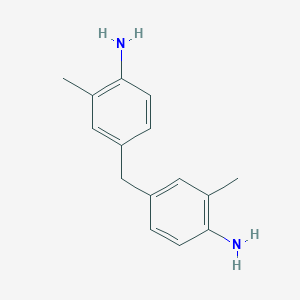 molecular formula C15H18N2 B165641 4,4'-Methylenebis(2-methylaniline) CAS No. 838-88-0