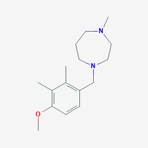 1-[(4-Methoxy-2,3-dimethylphenyl)methyl]-4-methyl-1,4-diazepane