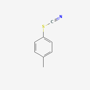 molecular formula C8H7NS B1656456 p-Toluenesulphenyl cyanide CAS No. 5285-74-5