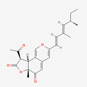 molecular formula C23H26O5 B1656480 Ochrephilone CAS No. 53014-38-3