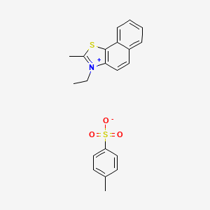 molecular formula C21H21NO3S2 B1656481 3-ethyl-2-methylbenzo[g][1,3]benzothiazol-3-ium;4-methylbenzenesulfonate CAS No. 53019-76-4
