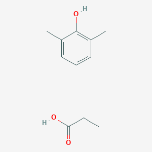 molecular formula C₁₁H₁₄O₂ B016565 2,6-Dimethylphenol;propanoic acid CAS No. 51233-80-8