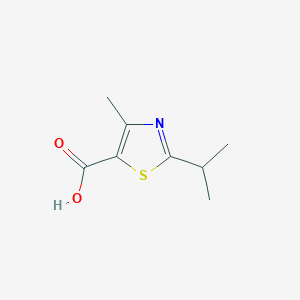 molecular formula C8H11NO2S B165650 2-异丙基-4-甲基-1,3-噻唑-5-羧酸 CAS No. 137267-29-9