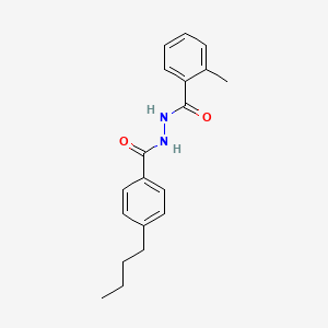 N'-(4-butylbenzoyl)-2-methylbenzohydrazide