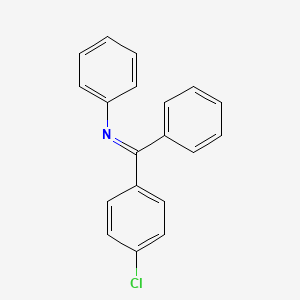 Benzenamine, N-[(4-chlorophenyl)phenylmethylene]-