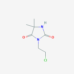 3-(2-Chloroethyl)-5,5-dimethylimidazolidine-2,4-dione