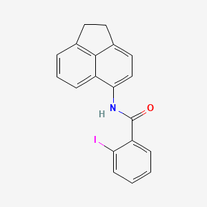 molecular formula C19H14INO B1656509 N-(1,2-dihydroacenaphthylen-5-yl)-2-iodobenzamide CAS No. 5309-05-7
