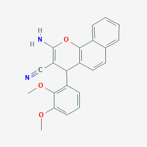 (4R)-2-amino-4-(2,3-dimethoxyphenyl)-4H-benzo[h]chromene-3-carbonitrile