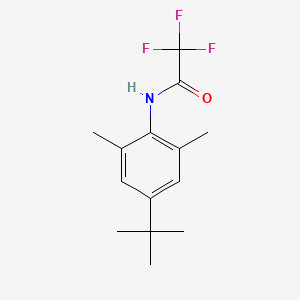 molecular formula C14H18F3NO B1656540 N-(4-tert-butyl-2,6-dimethylphenyl)-2,2,2-trifluoroacetamide CAS No. 5317-70-4