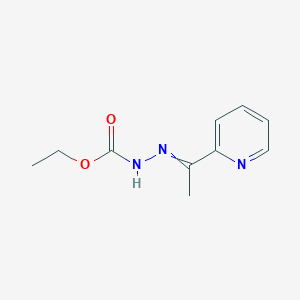 molecular formula C10H13N3O2 B1656555 ethyl N-(1-pyridin-2-ylethylideneamino)carbamate CAS No. 5325-61-1