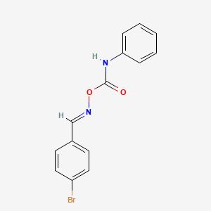 Anilino({(E)-[(4-bromophenyl)methylidene]amino}oxy)methanone