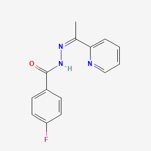 molecular formula C14H12FN3O B1656557 Lethal toxin inhibitor DN1 CAS No. 5325-69-9