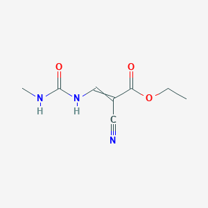 molecular formula C8H11N3O3 B1656561 ethyl (Z)-2-cyano-3-(methylcarbamoylamino)prop-2-enoate CAS No. 5327-29-7