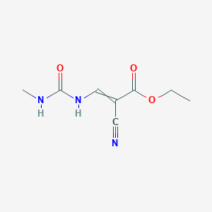 ethyl (Z)-2-cyano-3-(methylcarbamoylamino)prop-2-enoate