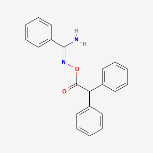 [(Z)-[amino(phenyl)methylidene]amino] 2,2-diphenylacetate