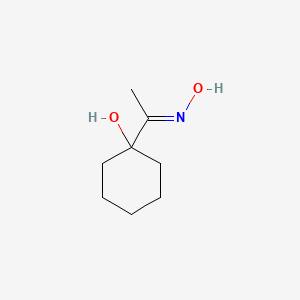 1-[(E)-N-hydroxy-C-methylcarbonimidoyl]cyclohexan-1-ol