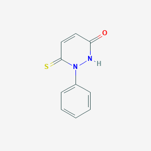 2-phenyl-3-sulfanylidene-1H-pyridazin-6-one