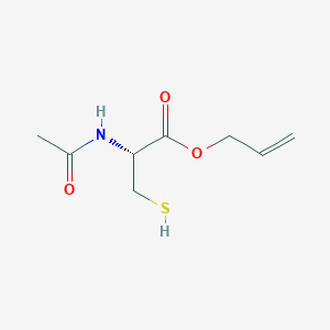 molecular formula C8H13NO3S B016566 N-Acetyl-L-cysteine Allyl Ester CAS No. 145452-04-6
