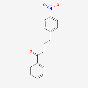 molecular formula C16H15NO3 B1656601 4-(4-Nitrophenyl)-1-phenylbutan-1-one CAS No. 5345-29-9